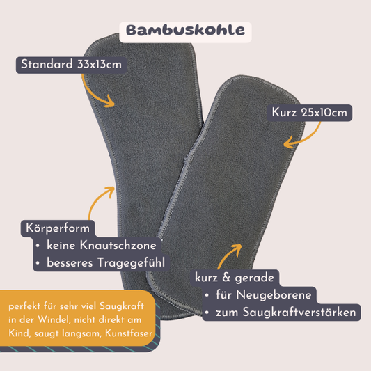 Saugeinlage Bambuskohle