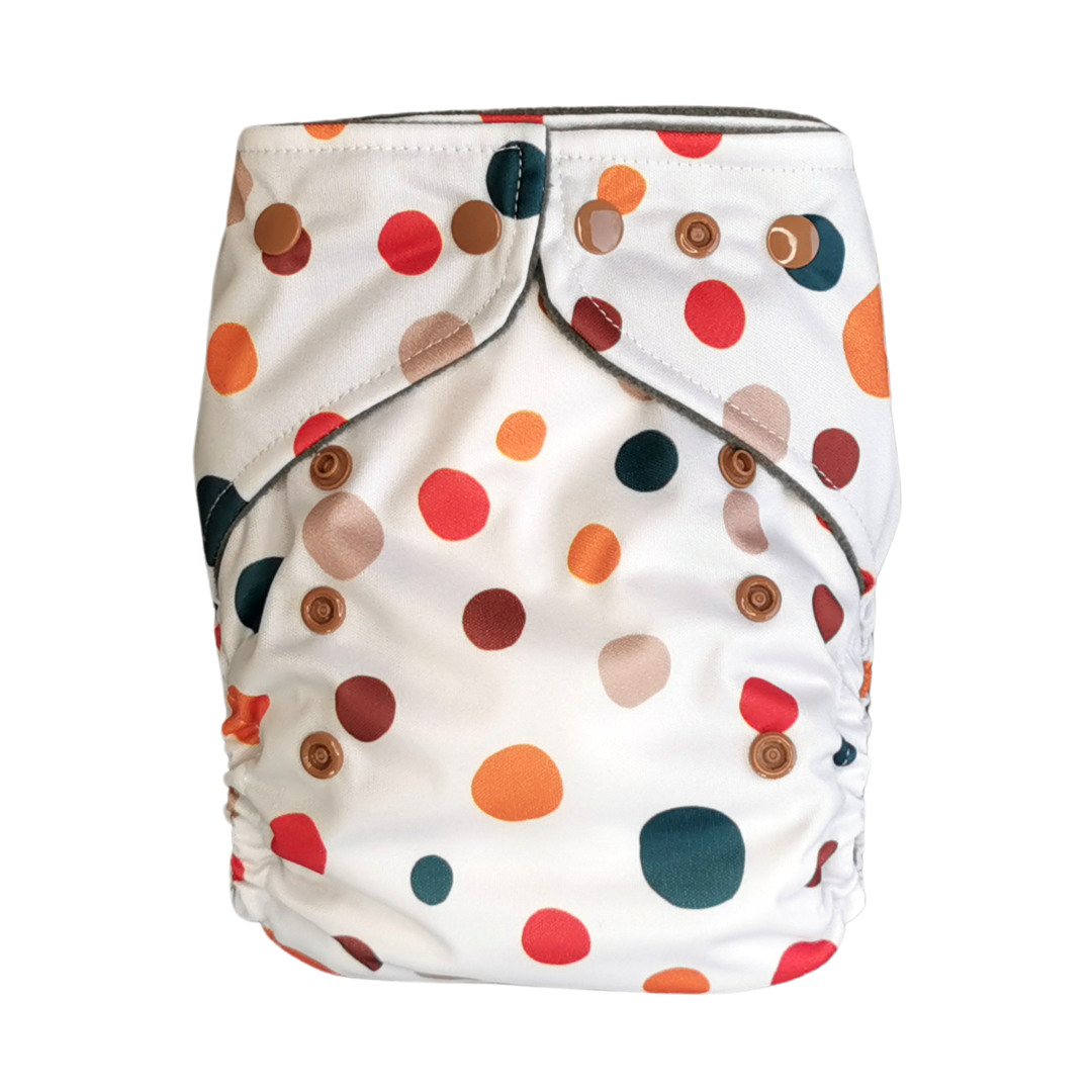 Pocketwindel Bambuskohle inkl. Saugeinlage One-Size | Happy Dots