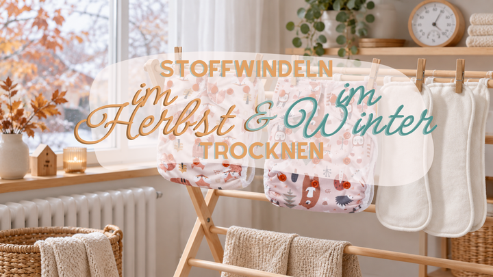 Stoffwindeln im Herbst & Winter trocknen