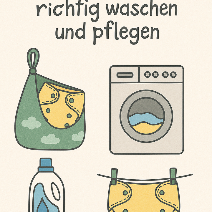 Stoffwindeln richtig waschen und pflegen - so bleiben deine LUMINA Windeln lange schön
