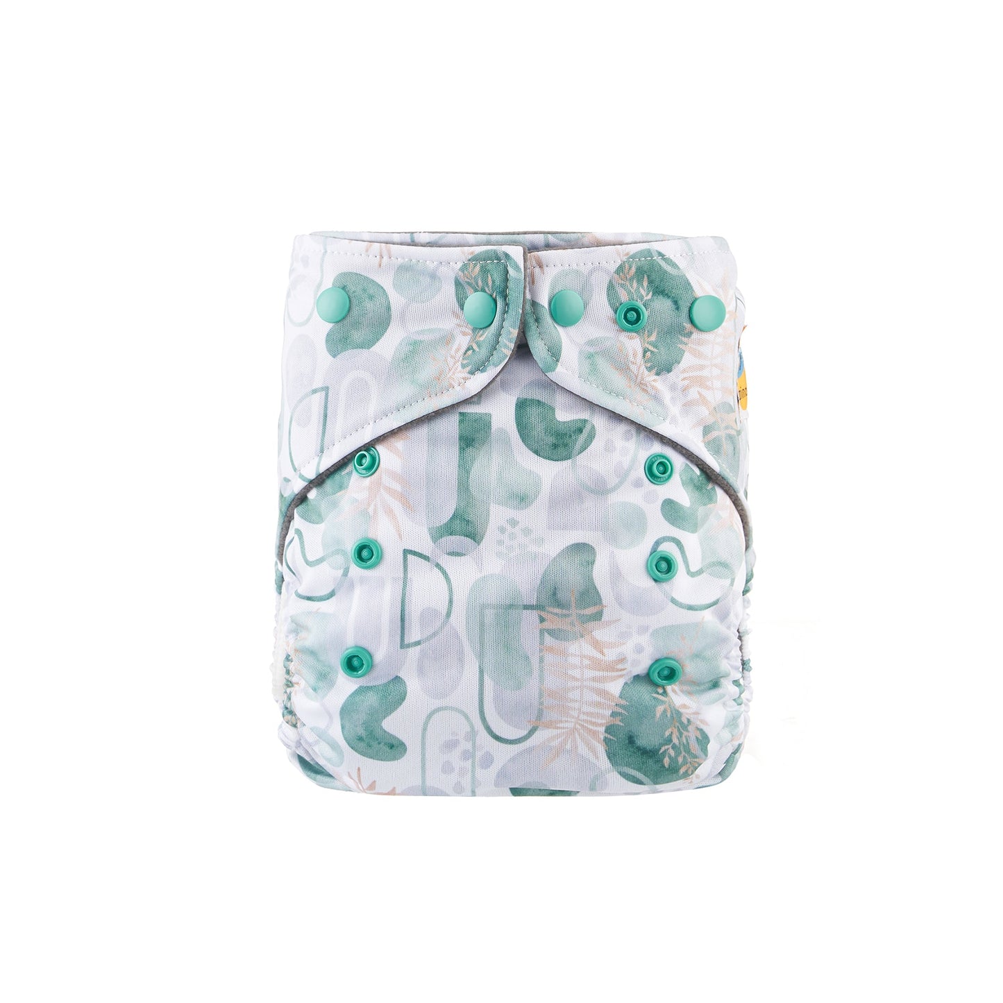 Lumina All in One Windel mit Pocketfunktion  (ca.5-17kg) - Leaves and Forms