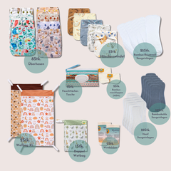 Komplettwickelset Stoffwindeln One-Size