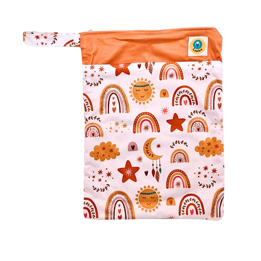 Doppel Wetbag/Nasstasche  mit 2 Fächern YKK Zipper