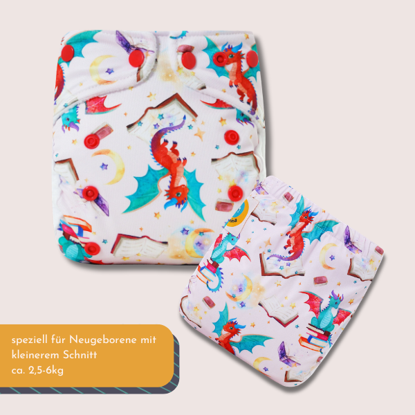 Special Edition Überhose für Neugeborene | Booklover light