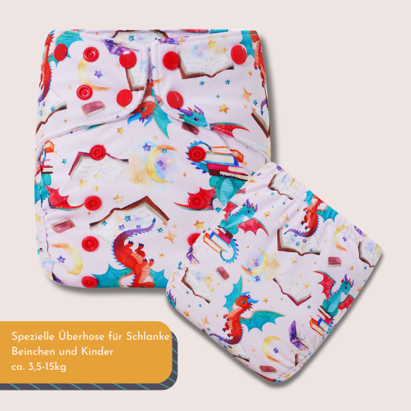 Special Edition Überhose mit doppelten Beinbündchen One-Size | Bookolver light
