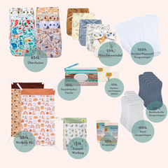 Komplettwickelset Stoffwindeln One-Size