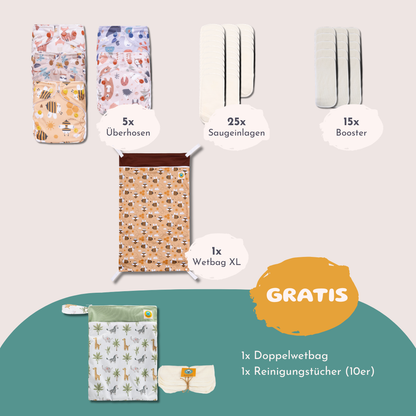 Newborn Cloth Diaper Starter Set