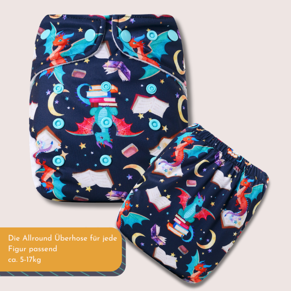 Special Edition Überhose One-Size | Booklover dark