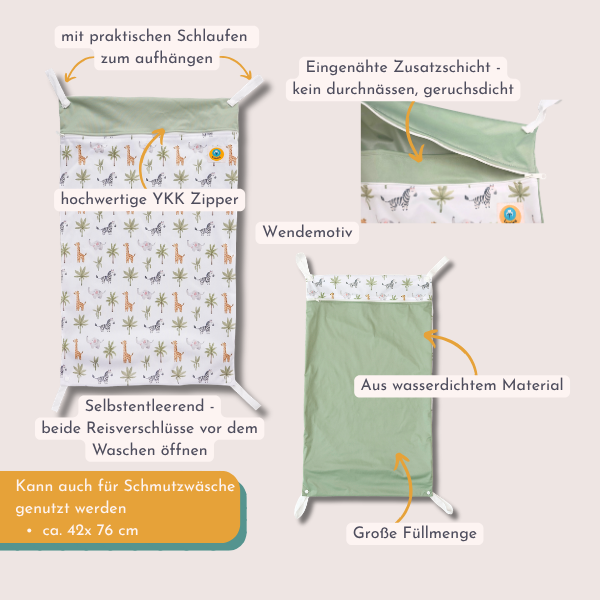 Lumina Wetbag XL - mit 2 Reisverschlüssen