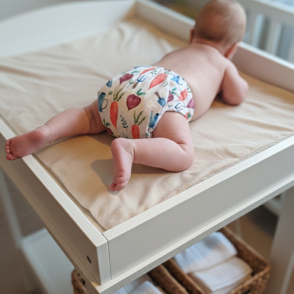 Probier Stoffwindel Set One-Size einfaches Beinbündchen