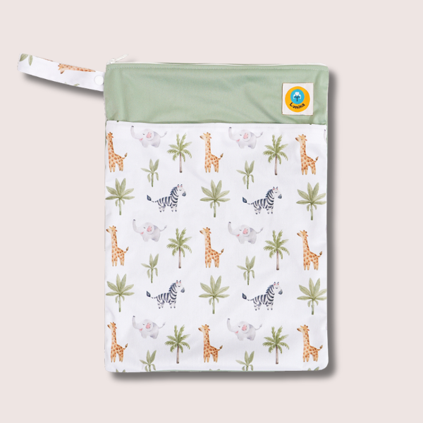 Doppel Wetbag/Nasstasche  mit 2 Fächern YKK Zipper