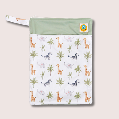 Doppel Wetbag/Nasstasche  mit 2 Fächern YKK Zipper