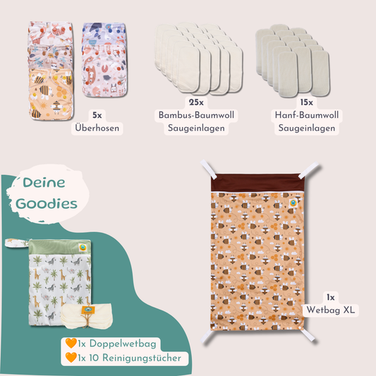 Newborn Cloth Diaper Starter Set