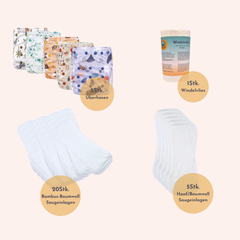 Vororder Newborn zu One-Size Erweiterungsset doppeltes Beinbündchen