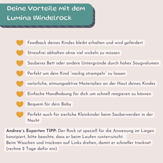 Der Windelrock - das Original für Kinder ab ca. 6kg