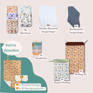 One-Size Cloth Diaper Starter Kit
