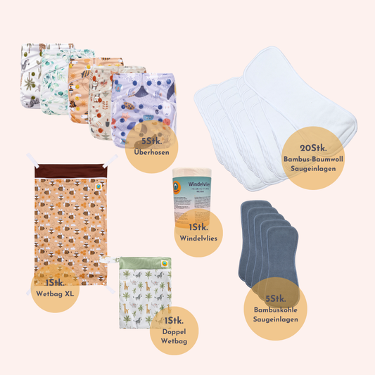 Vororder Starterpaket Stoffwindeln One-Size