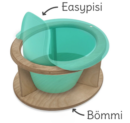 Easypisi - Bömmi das Gestell für Windelfreitöpfchen