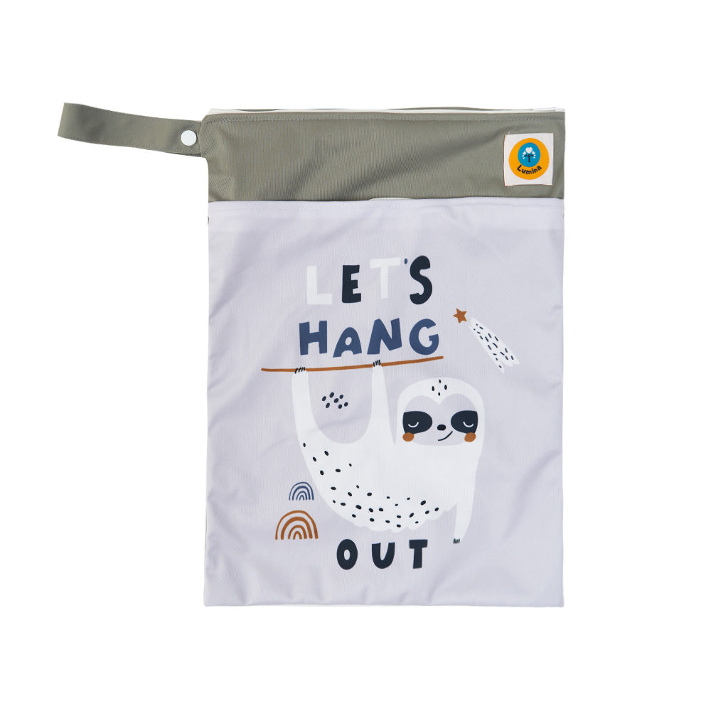 Doppel Wetbag/Nasstasche mit 2 Fächern big Print