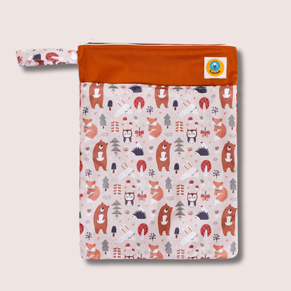 Doppel Wetbag/Nasstasche  mit 2 Fächern YKK Zipper
