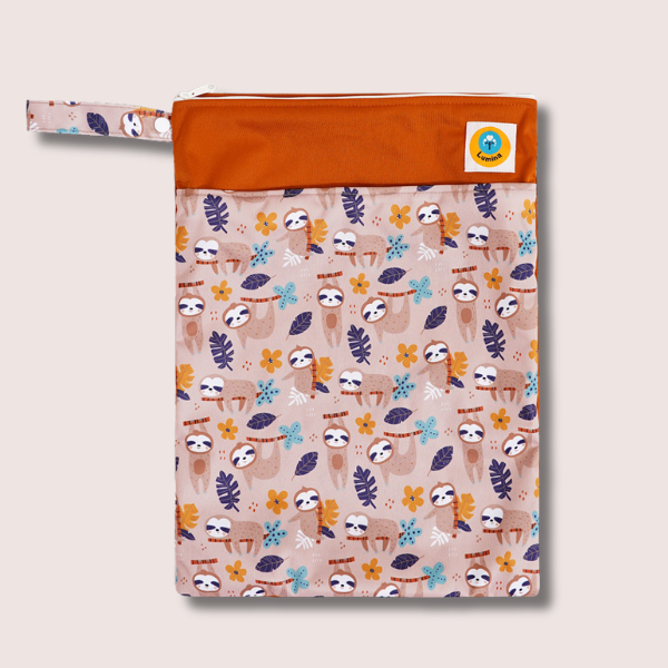 Doppel Wetbag/Nasstasche  mit 2 Fächern YKK Zipper