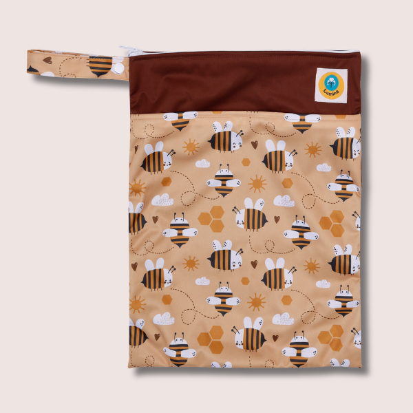 Doppel Wetbag/Nasstasche  mit 2 Fächern YKK Zipper