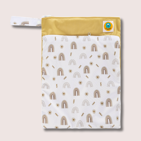 Doppel Wetbag/Nasstasche  mit 2 Fächern YKK Zipper