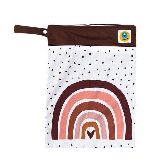 Doppel Wetbag/Nasstasche mit 2 Fächern big Print
