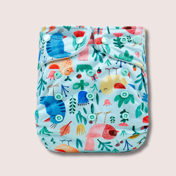 Probier Stoffwindel Set One-Size einfaches Beinbündchen