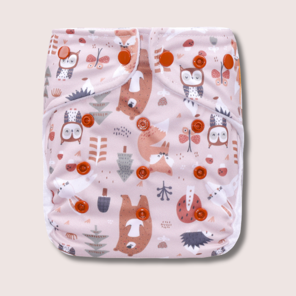 Probier Stoffwindel Set One-Size einfaches Beinbündchen