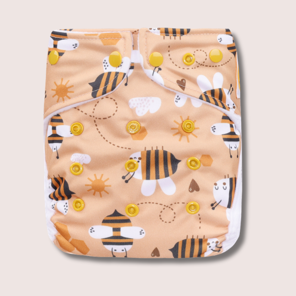 Probier Stoffwindel Set One-Size einfaches Beinbündchen