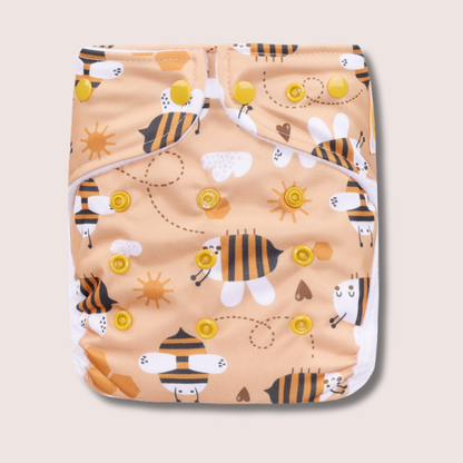 Probier Stoffwindel Set One-Size einfaches Beinbündchen