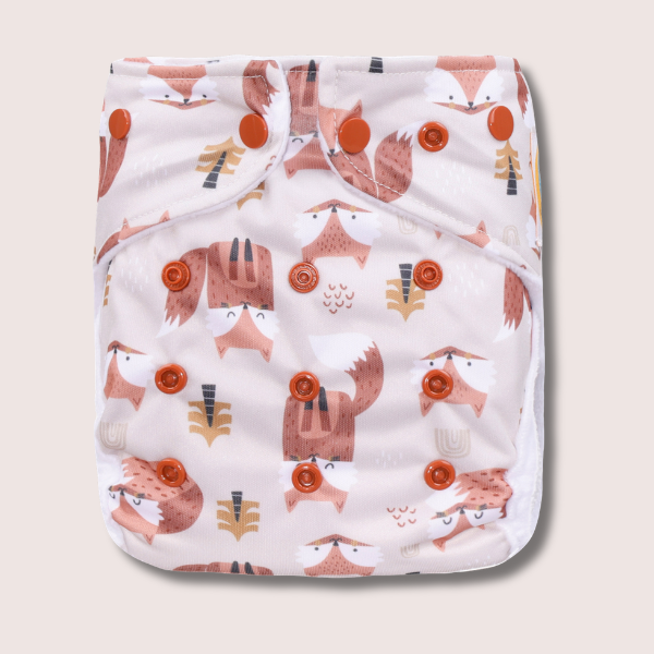 Probier Stoffwindel Set One-Size einfaches Beinbündchen