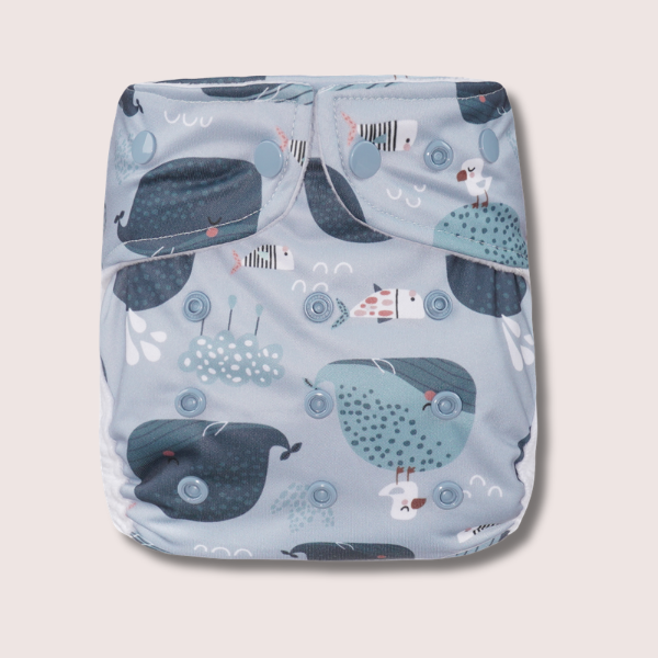 Probier Stoffwindel Set One-Size einfaches Beinbündchen